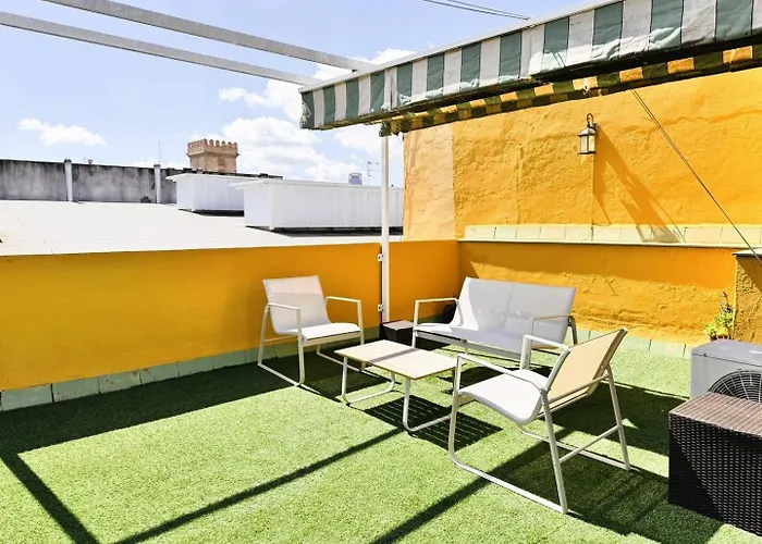 아파트 Duplex - Terraza Solarium - Alameda De Hercules 세비야