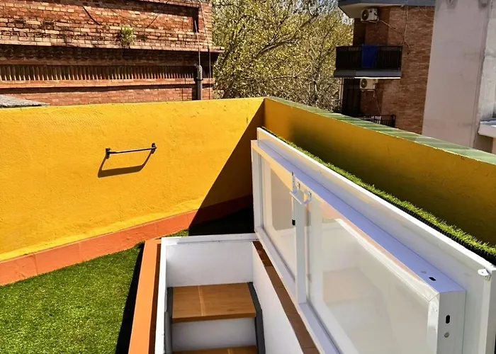 Duplex - Terraza Solarium - Alameda De Hercules 아파트
